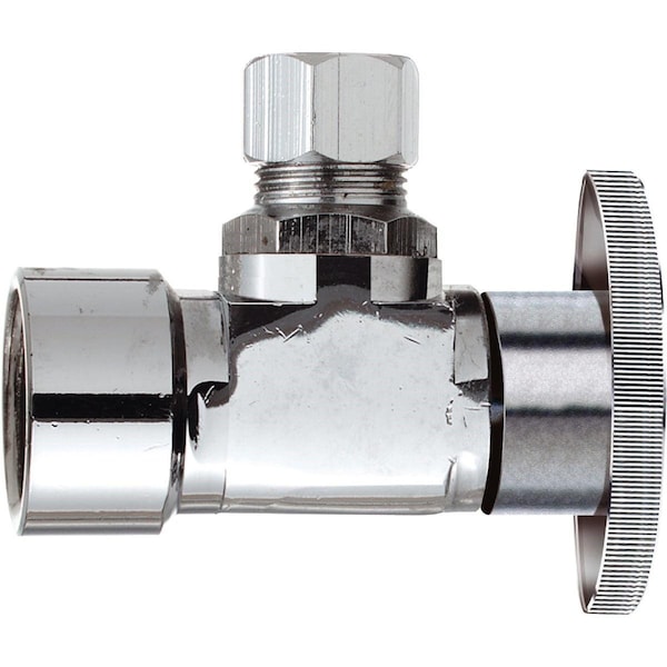 All-Source 1/2 In. FIP x 1/2 In. OD Quarter Turn Angle Valve 456394 - main